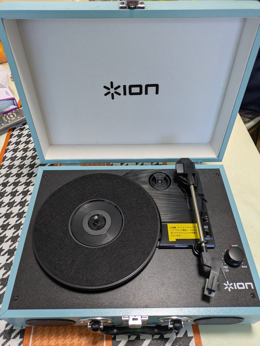ION ポータブルレコードプレーヤー_画像1