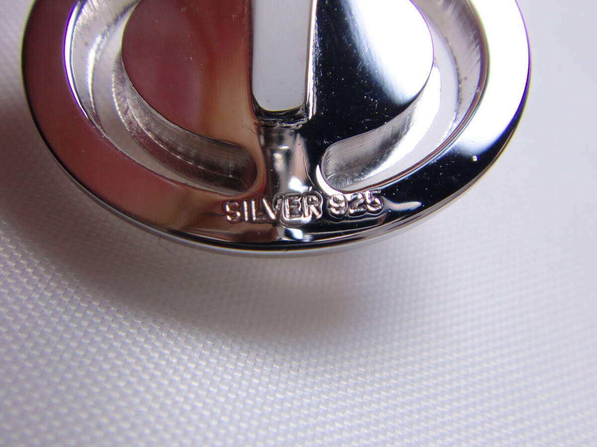  Akoya жемчуг книга@ жемчуг книга@ жемчуг запонки булавка для галстука 2 пункт . суммировать все блеск teli шар SILVER925 печать примерно 21.47g Vintage D723