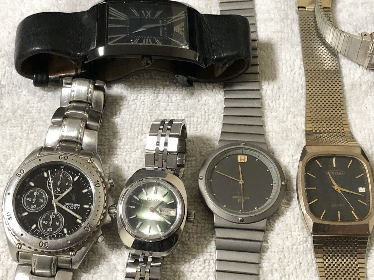 1円 SEIKO CITIZEN セイコー　シチズン クォーツ　自動巻き 腕時計　時計　現状品　カットガラス　オロビアンコ　20本　まとめ　まとめ売り_画像2