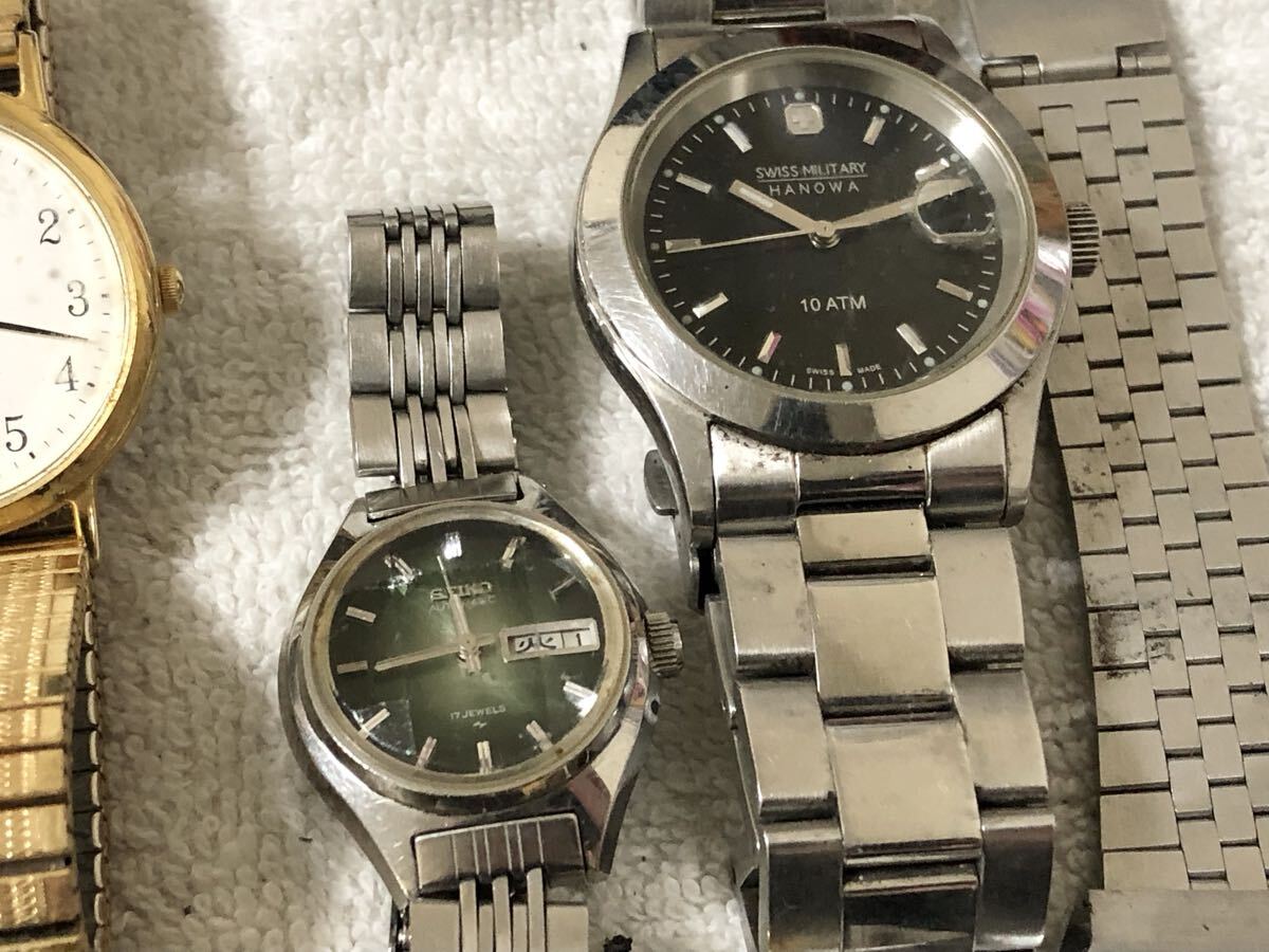 1円 SEIKO CITIZEN セイコー　シチズン クォーツ　自動巻き 腕時計　時計　現状品　カットガラス　オロビアンコ　20本　まとめ　まとめ売り_画像5