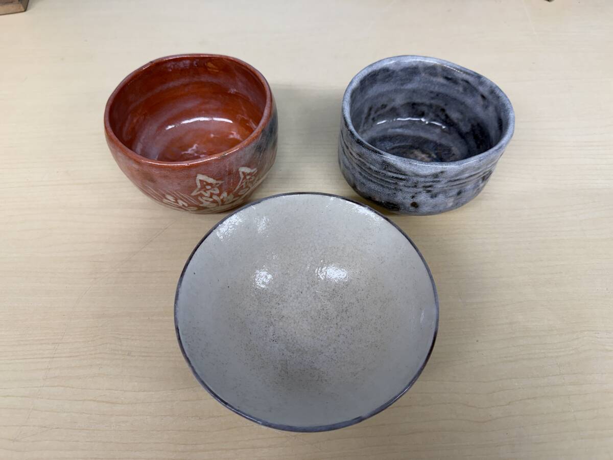 茶道具一式　短冊箱入り　煎茶道具　抹茶碗　棗　水差し　香合　他_画像2