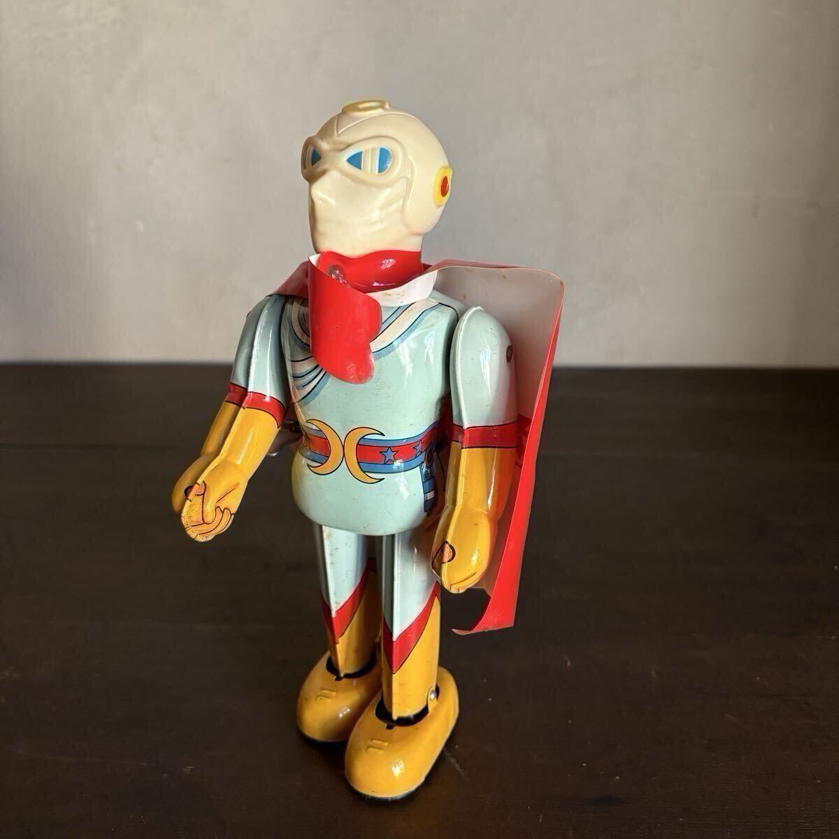  передвижной товар [ Gekko Kamen жестяная пластина zen мой фигурка ]bruma.k с коробкой подлинная вещь Showa Retro .. фирма 2 пара ходьба 