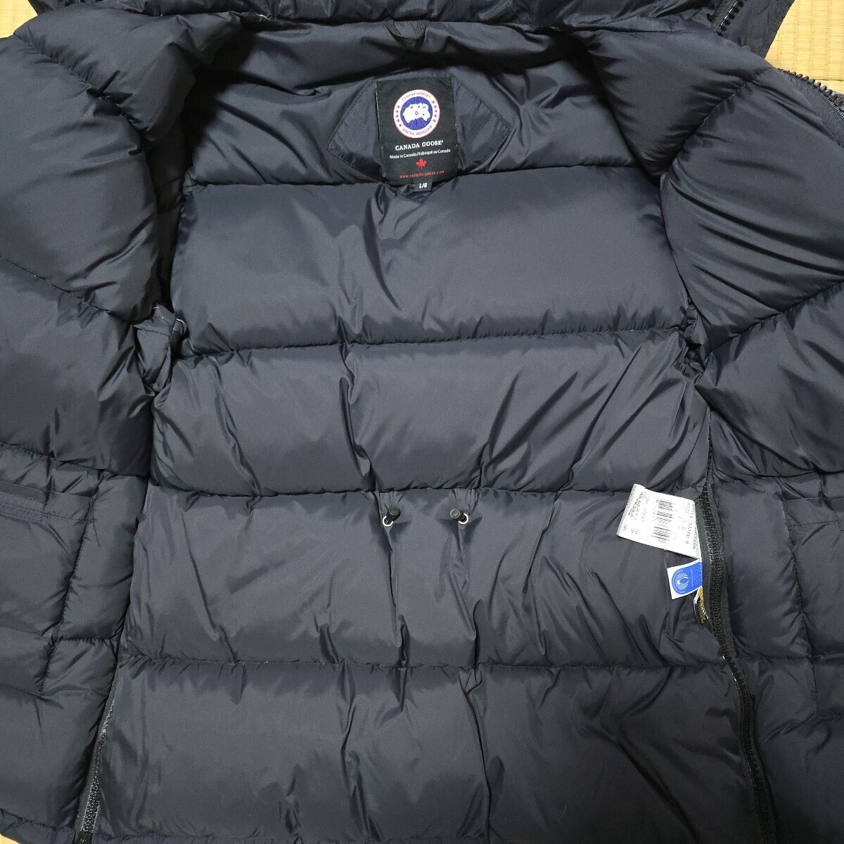 ダウンジャケット　カナダグース　CANADA GOOSE　ブラック　美品 黒_画像6