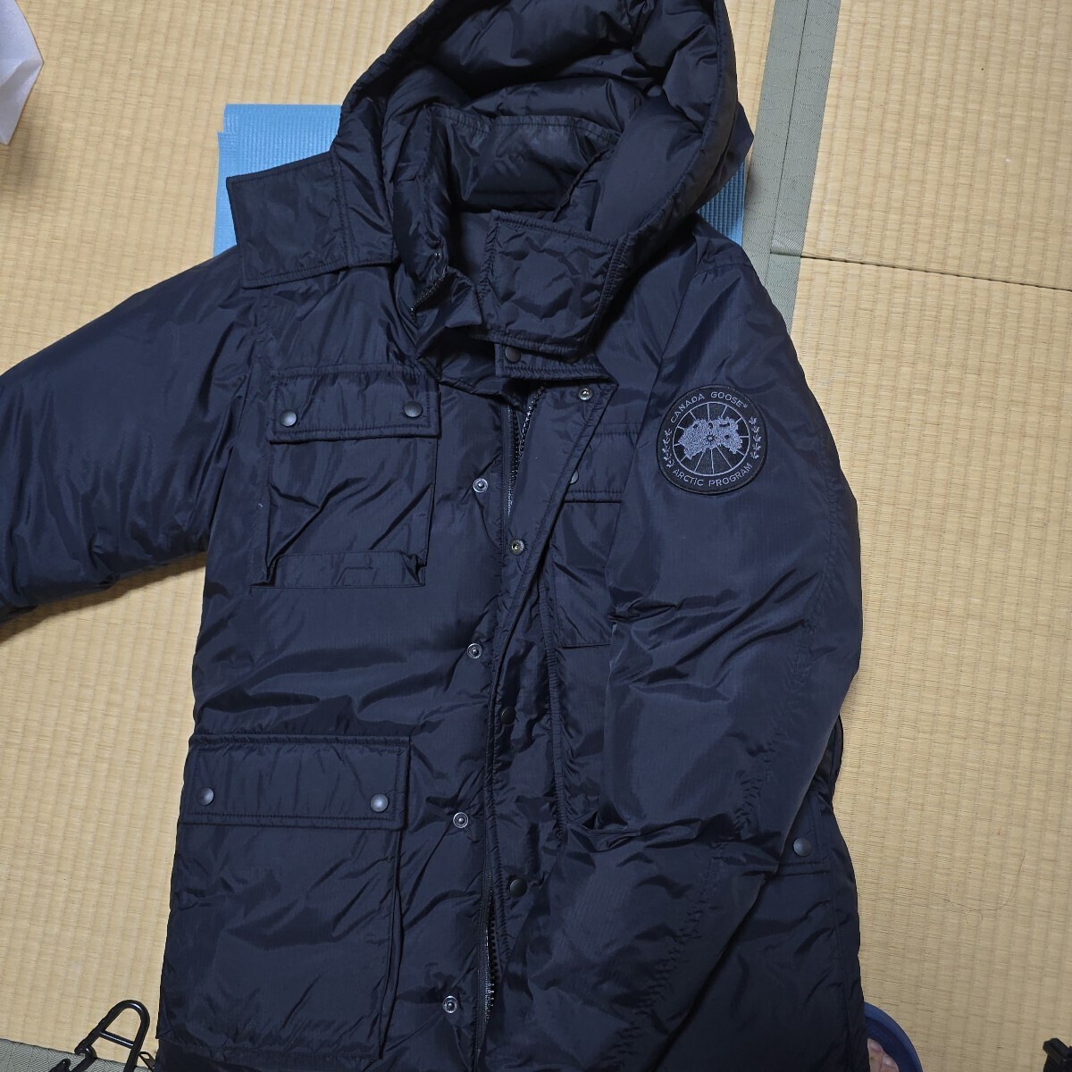 ダウンジャケット　カナダグース　CANADA GOOSE　ブラック　美品 黒_画像7