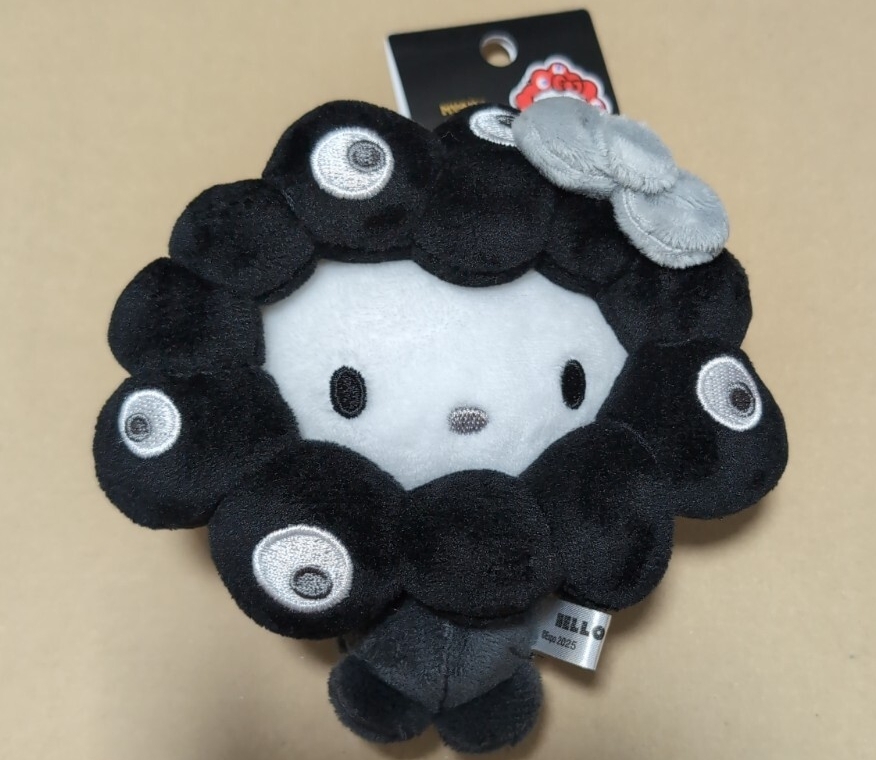 EXPO2025 サンリオ 黒 ミャクミャク キティ カラビナ付き ぬいぐるみ ハローキティ サンリオ 大阪・関西万博 ハローキティ