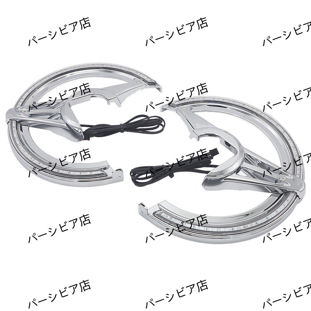  бесплатная доставка Honda GL1800 Goldwing для тормозной диск LED кольцо чёрный 