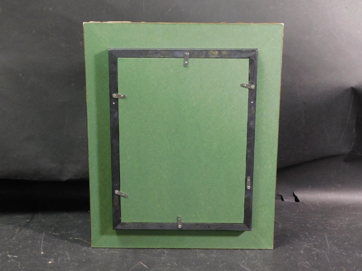 空額 額縁 SM号 油彩用 木製装飾額 額装 木地 ガラス 中古品 w250416_画像9