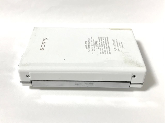 [美品][希少][整備品] SONY ウォークマン WM-509 (スーパーホワイト) (カセット) (WM-501後継機種)_画像6