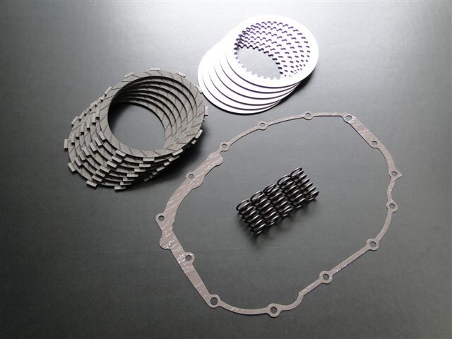 9155■Z250FT 純正クラッチキット(19点)※鉄板付き_画像1