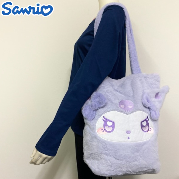 即決新品 クロミ うるふわ トートバッグ ふわふわ 送料無料 バッグ サンリオ_画像1