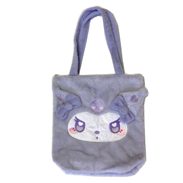 即決新品 クロミ うるふわ トートバッグ ふわふわ 送料無料 バッグ サンリオ_画像2