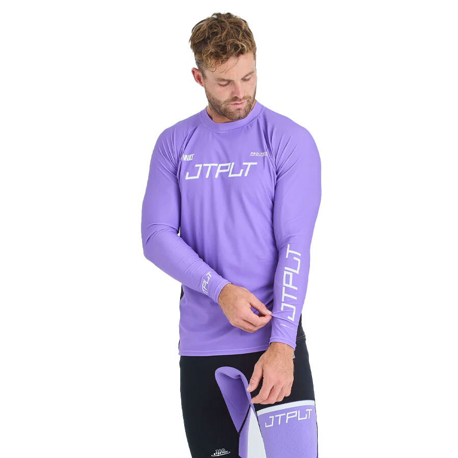 ジェットパイロット JETPILOT 2025 ラッシュガード 長袖 送料無料 RX ボルト L/S ラッシー JA24507 パープル M_画像3