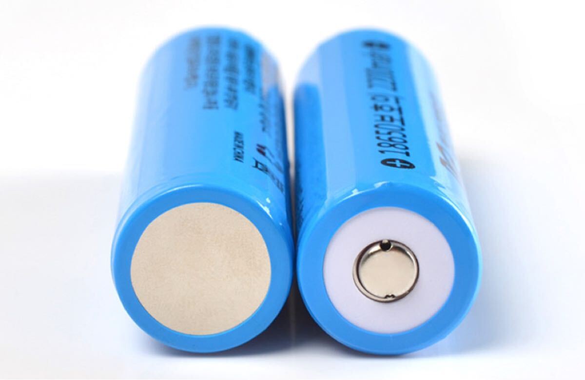 【2本セット】18650 リチウムイオン電池 バッテリー 高容量 3000mAh 3.6V PSE認証 送料無料_画像3