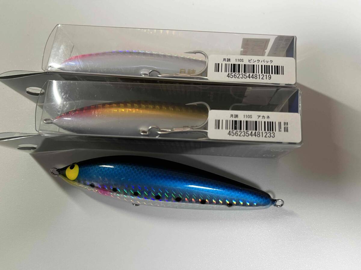 月読 110S 28g 3匹セット ② | サンレアル 発砲素材 （検索： ラパラ マリブ ガルバ BANQ マニック スネコン ワスプ ジグザグベイト ）_画像2