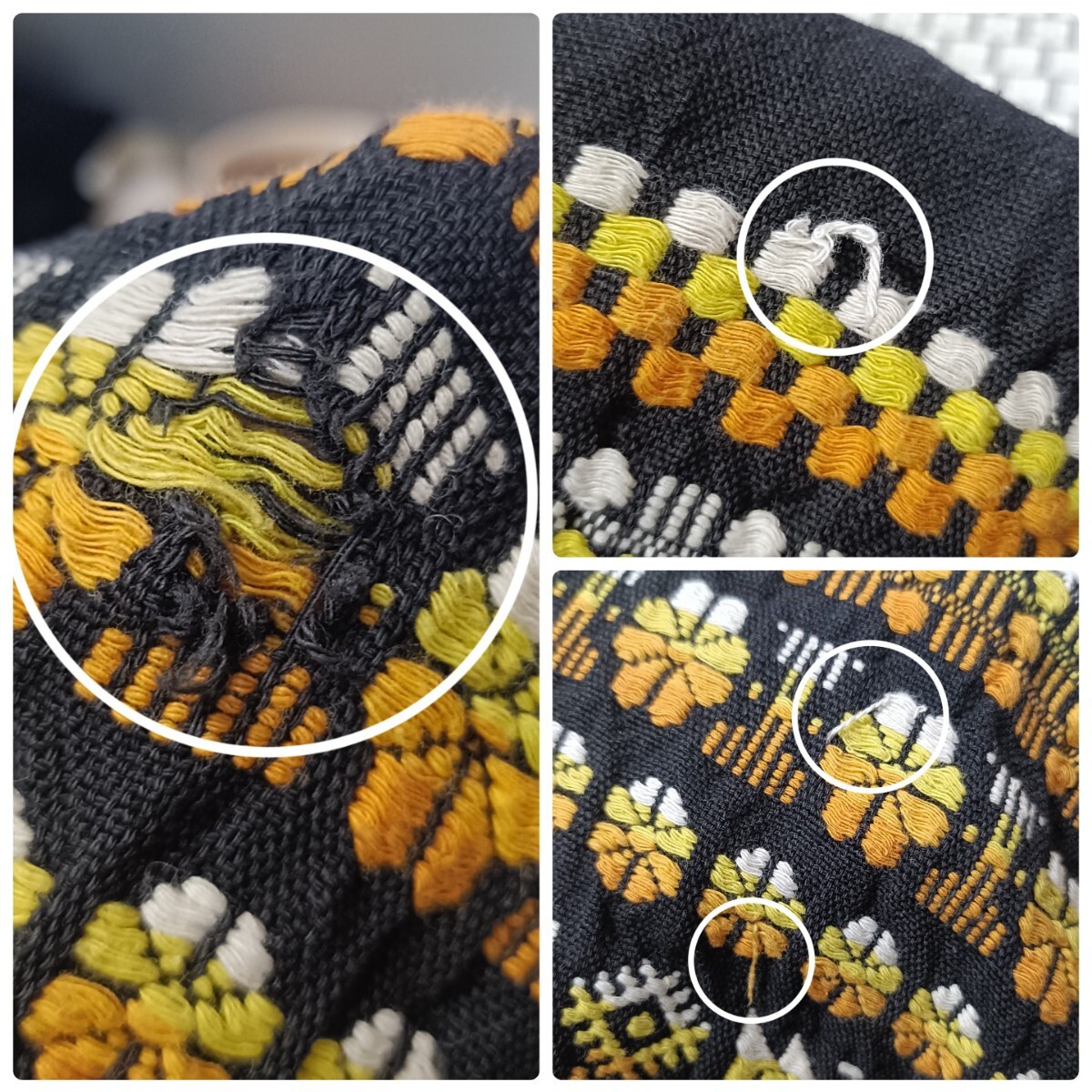 グアテマラ製 ハンドメイドスカート 民族衣装 手織 キッズ エスニック フォークロア アニマル 刺繍 ヴィンテージ古着 ヒッピー ボヘミアン_画像8