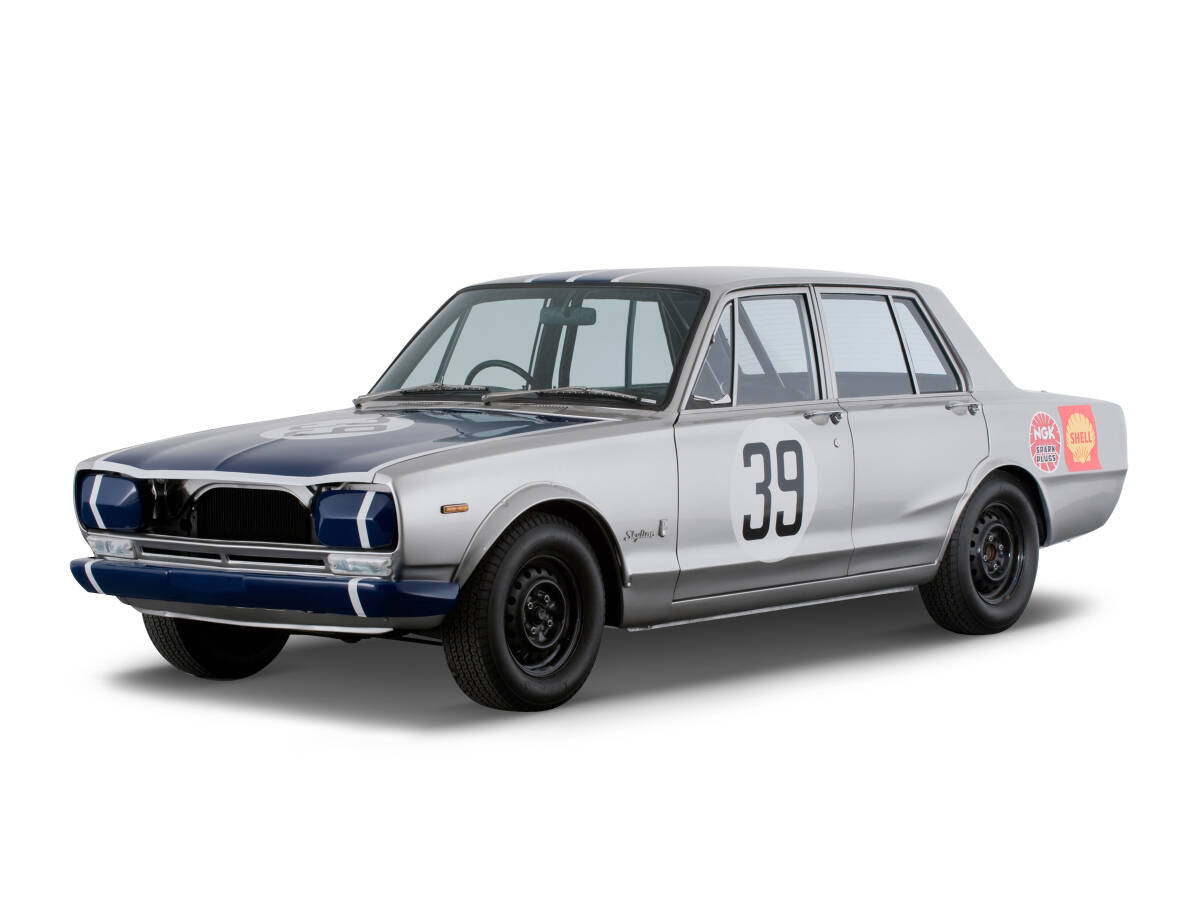 ☆1/43・エブロ/OLDIES〃SKYLINE2000GT-R RACING/スカイライン2000GT-R レーシング(PGC10)〃篠原孝道/39号車/GT-R記念の1勝目車両★★_画像1