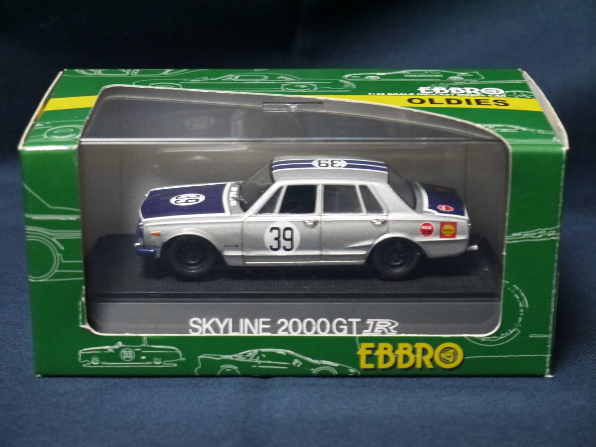 ☆1/43・エブロ/OLDIES〃SKYLINE2000GT-R RACING/スカイライン2000GT-R レーシング(PGC10)〃篠原孝道/39号車/GT-R記念の1勝目車両★★_画像2
