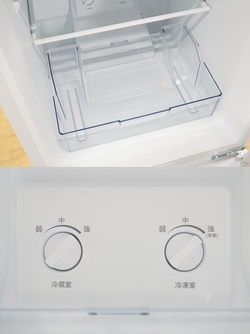 前ダ：【ヤマダオリジナル】REFAGE 2ドア 冷凍冷蔵庫 159L YRZ-F15MW 2025年 ホワイト系 耐熱トップテーブル ★送料無料★_画像7