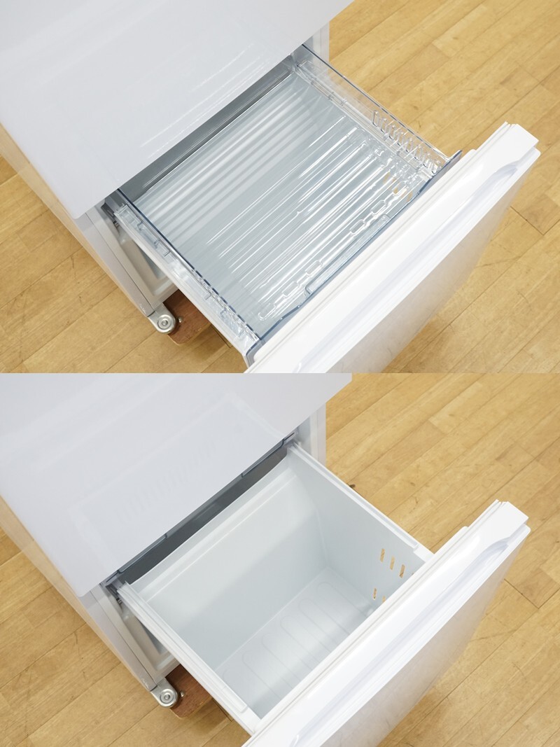 前ダ：【ヤマダオリジナル】REFAGE 2ドア 冷凍冷蔵庫 159L YRZ-F15MW 2025年 ホワイト系 耐熱トップテーブル ★送料無料★_画像8