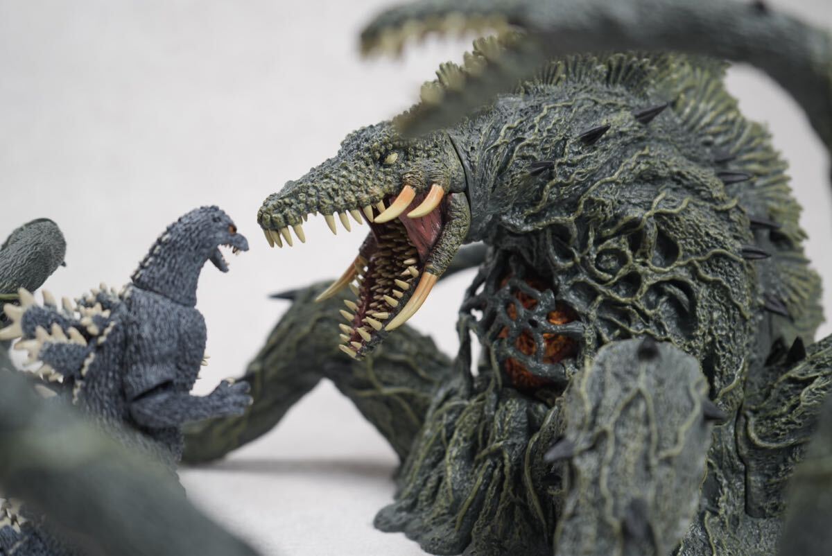 東宝怪獣コレクション ビオランテ ゴジラ 2体セットデアゴスティーニ 茨木彰 ゴジラvsビオランテ フィギュア ビオランテ_画像6