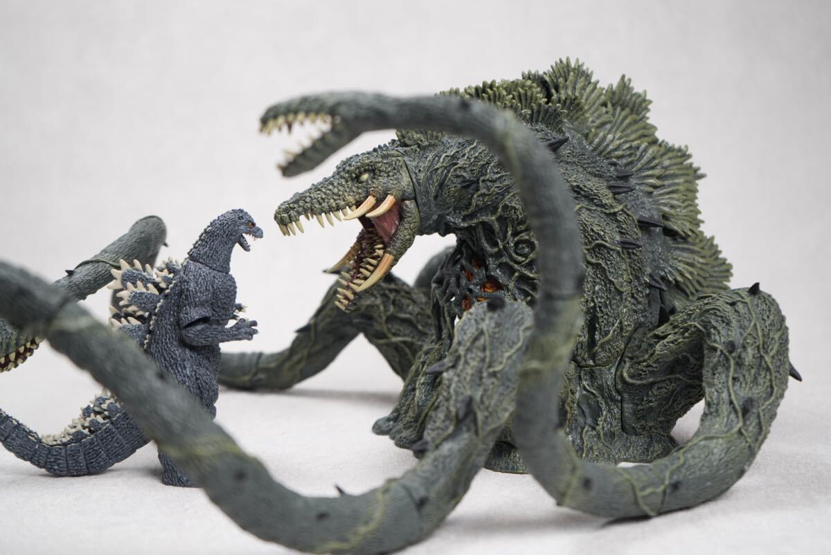 東宝怪獣コレクション ビオランテ ゴジラ 2体セットデアゴスティーニ 茨木彰 ゴジラvsビオランテ フィギュア ビオランテ_画像7