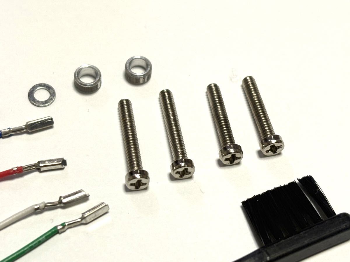 ◎未使用　Shure シュアー　カートリッジ　レコード針　リード線、工具等　ネジ　付属品_画像4