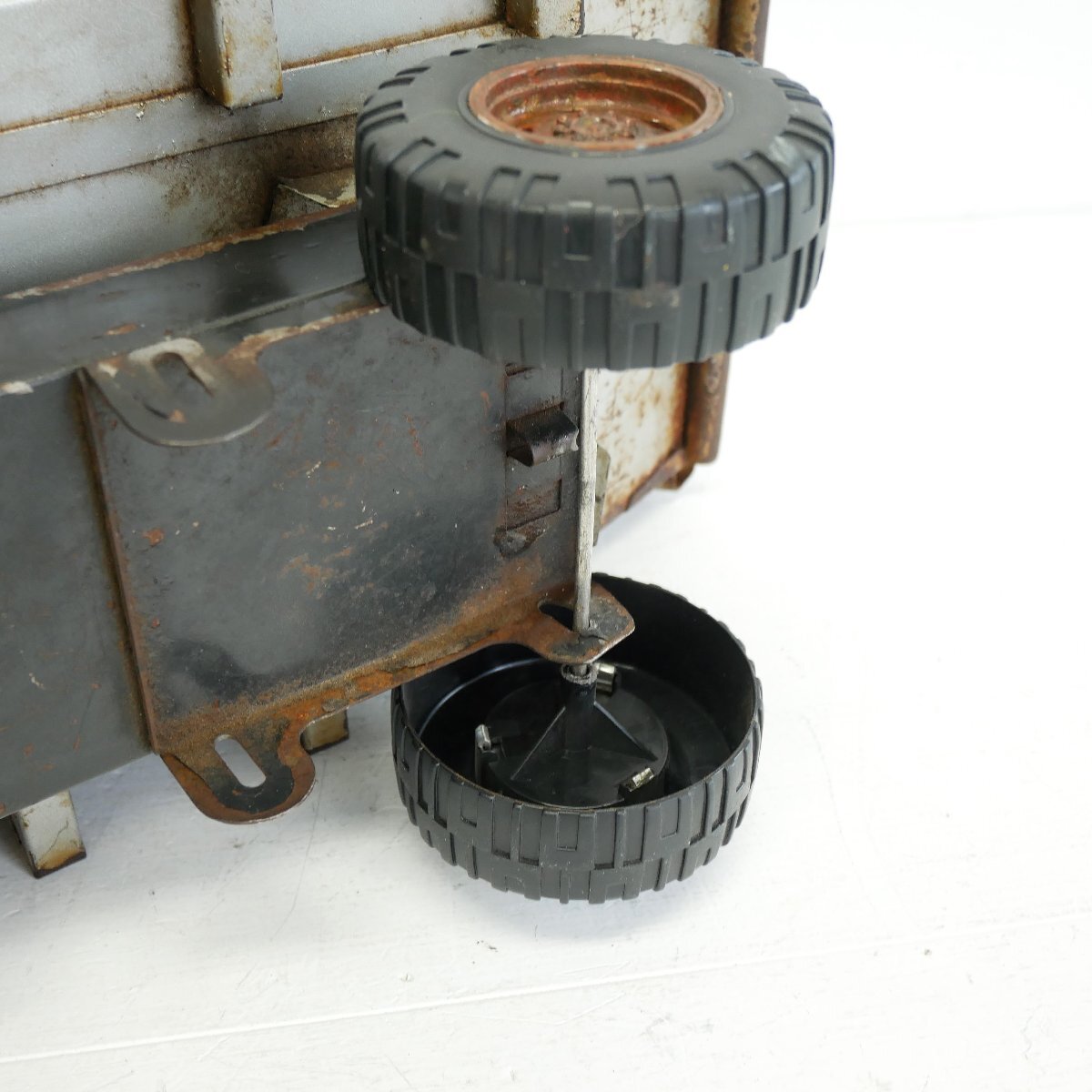 1950's-60's [Marx Toys] Vintage игрушка грузовик / POWER HOUSE самосвал игрушка игрушка дисплей мелкие вещи #510-55-247-284