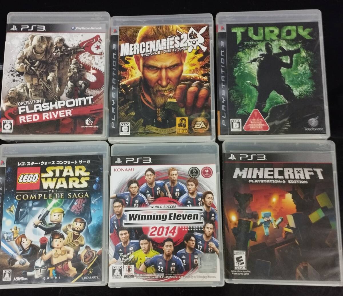 【D13753】ゲームソフト まとめ 大量 プレステ2 プレステ3 PSP Wii DS モンハン マイクラ グラセフ ウイイレ 他 ゲーム 現状品_画像2