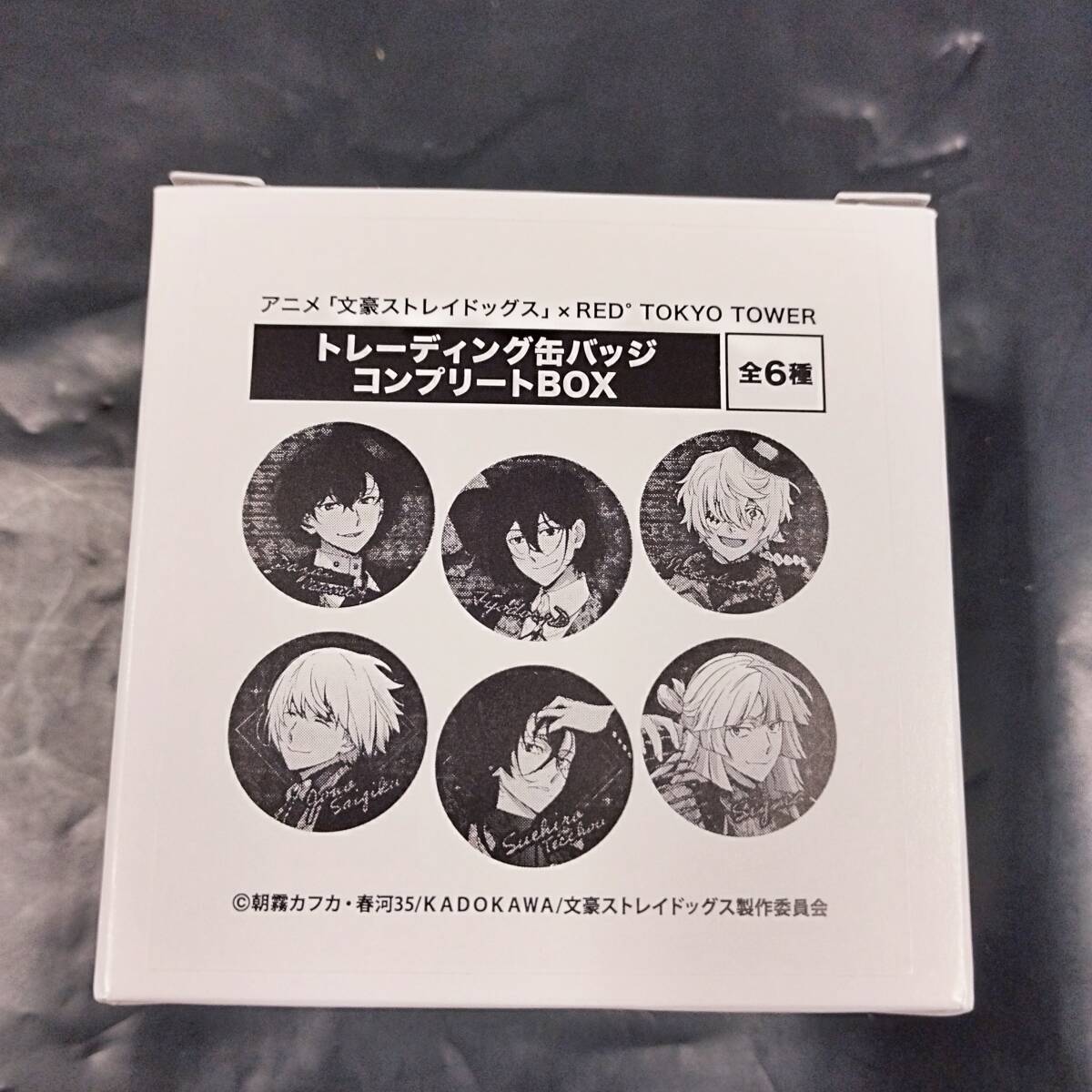 【D20992】アニメ「文豪ストレイドッグス」×RED° TOKYO TOWER トレーディング缶バッジ（全6種）_画像4
