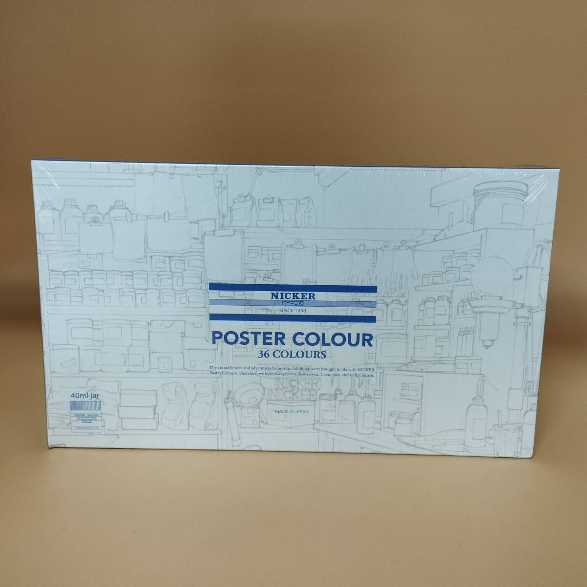 [D20886]NICKER POSTER COLOUR40ml 36COLOR SET