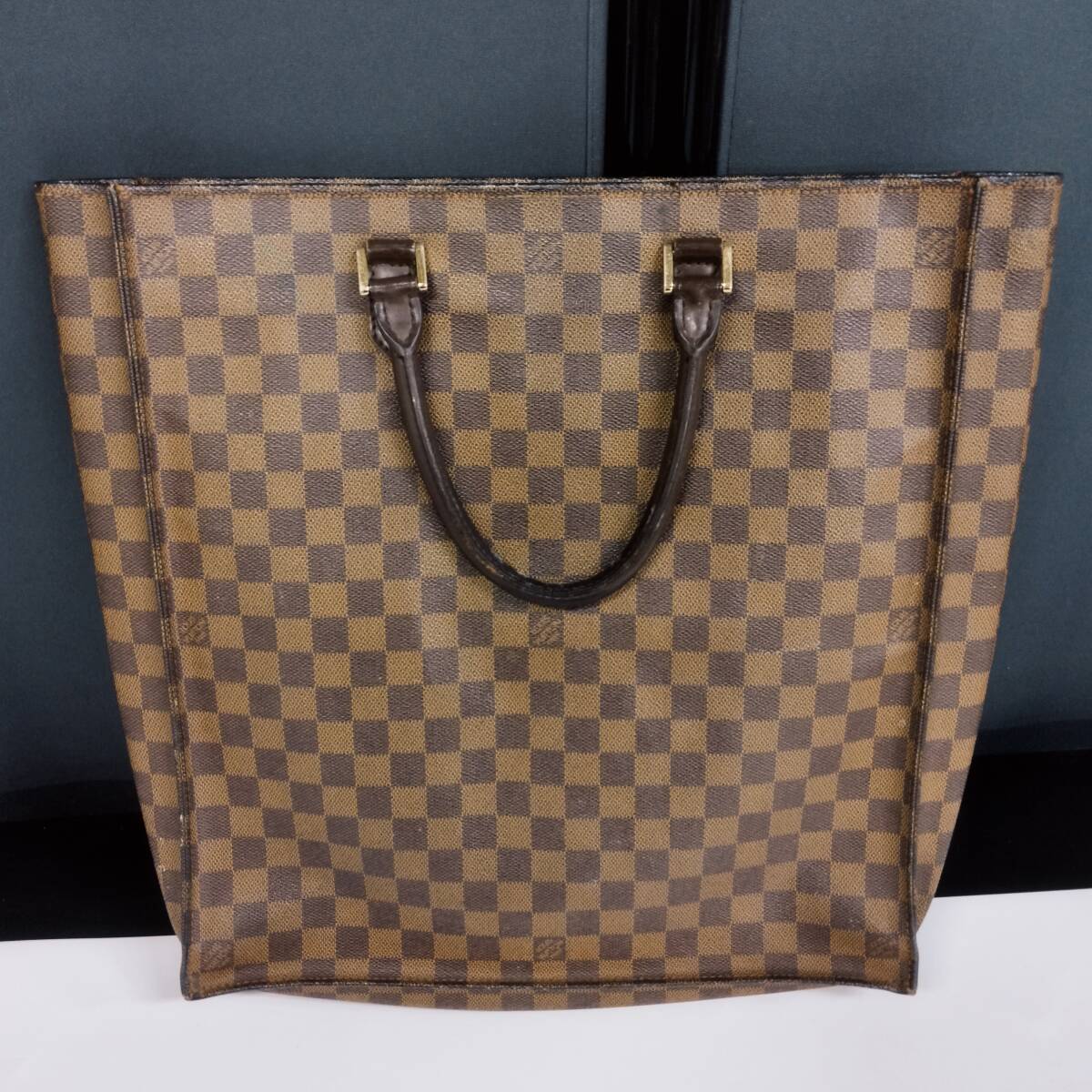 【D14738】ルイヴィトン ダミエ サックプラ ハンドバッグ　 N51140_画像2