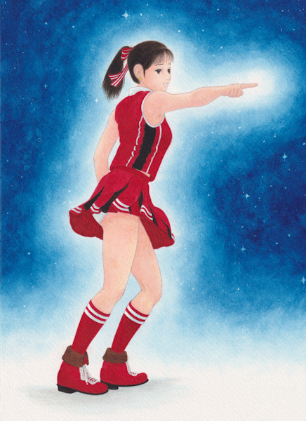 Mai . рука .. исходная картина оригинал иллюстрации #286 ведущий * Star Cheery da- мини-юбка Xmas