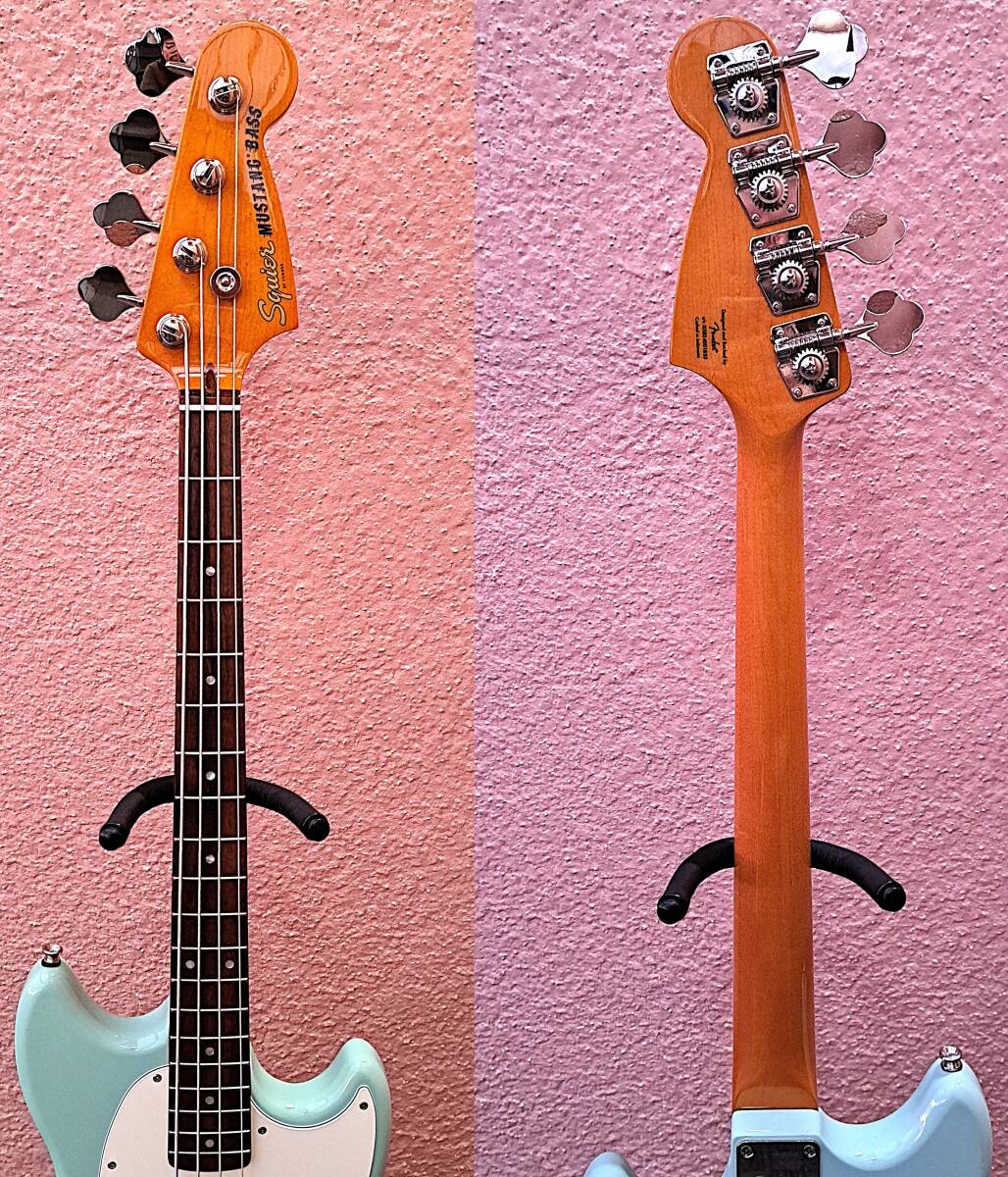 ■Squier Fender Classic Vibe '60s Mustang Bass フェンダー スクワイア スクワイヤ フェンダー ムスタング サーフグリーン_画像9