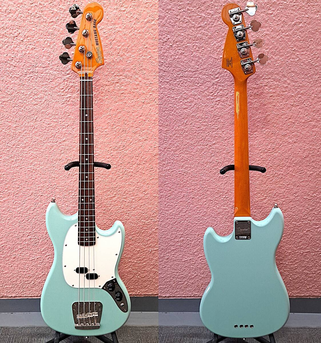 ■Squier Fender Classic Vibe '60s Mustang Bass フェンダー スクワイア スクワイヤ フェンダー ムスタング サーフグリーン_画像2