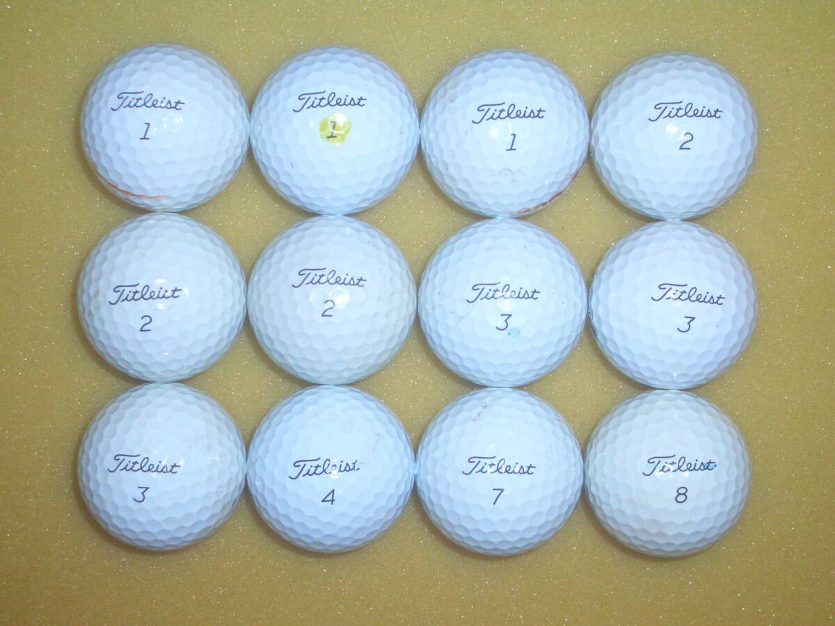 (+■+)中古品 タイトリスト Pro V1 (12球)_画像1