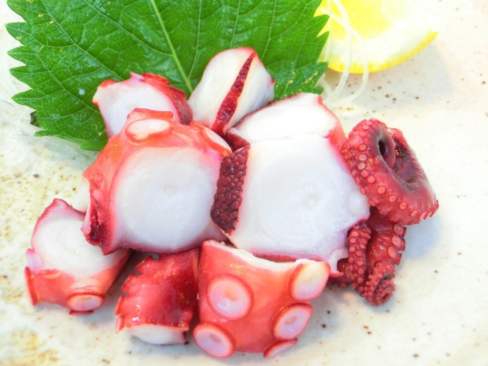 【Max】茹で蛸 柔らかい食感！ ボイル 柳ダコ 丸ごと １杯 美味！ 柳だこ 柳蛸 冷凍 蛸 刺身 寿司_画像5