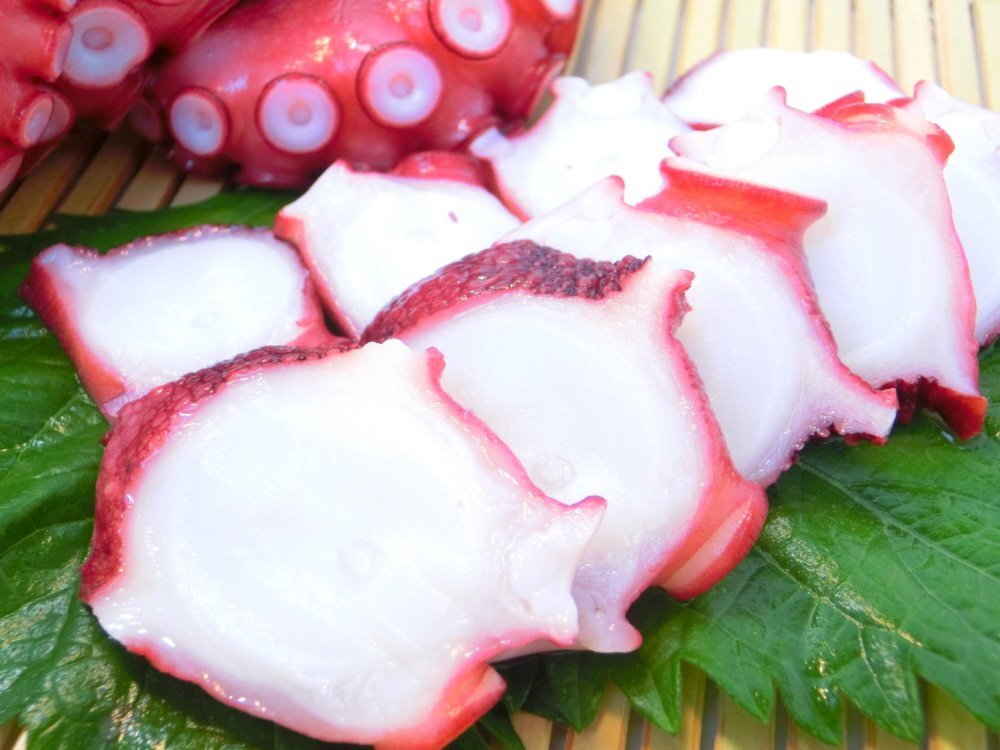 【Max】茹で蛸 柔らかい食感！ ボイル 柳ダコ 丸ごと １杯 美味！ 柳だこ 柳蛸 冷凍 蛸 刺身 寿司_画像7