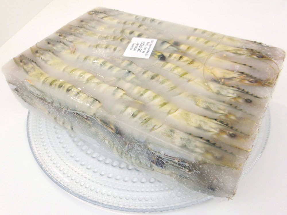 【Max】有頭ブラックタイガー35尾 1級品 業務用 35本入り 有頭海老　冷凍_画像3