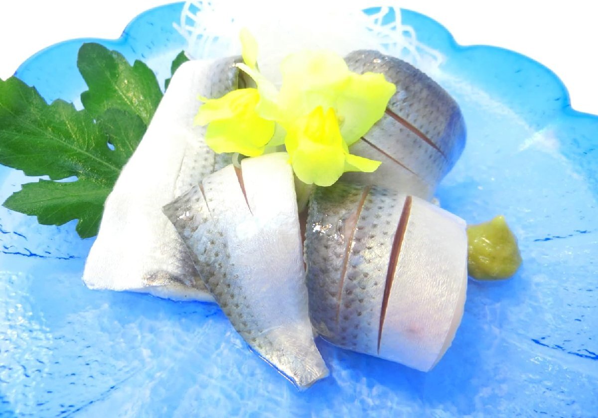 【Max】寿司ネタ 小肌 こはだ 新子 6g スライス 片身20枚 小肌 酢〆 しめこはだ コハダ フィーレ_画像2