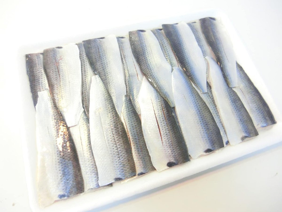 【Max】寿司ネタ 小肌 こはだ 新子 6g スライス 片身20枚 小肌 酢〆 しめこはだ コハダ フィーレ_画像4
