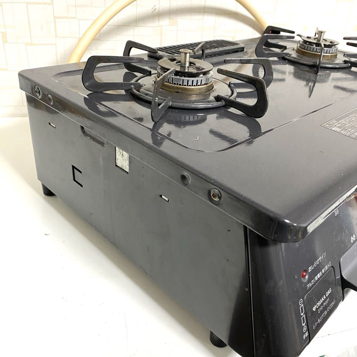 大阪ガス ガステーブルコンロ PA-N41B-5R 210-P051 中古 現状品 作動品 パロマ ガスコンロ y-112302-00_画像5