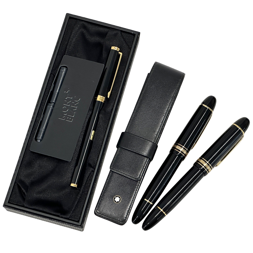 １円〜 モンブラン MONTBLANC 万年筆 ボールペン 3本セット レディース メンズ ブランド 14K 18K (v0091900700)_画像2