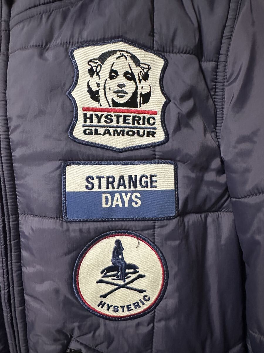 Hysteric Glamour пуховик HYSTERIC GLAMOUR лиловый S размер