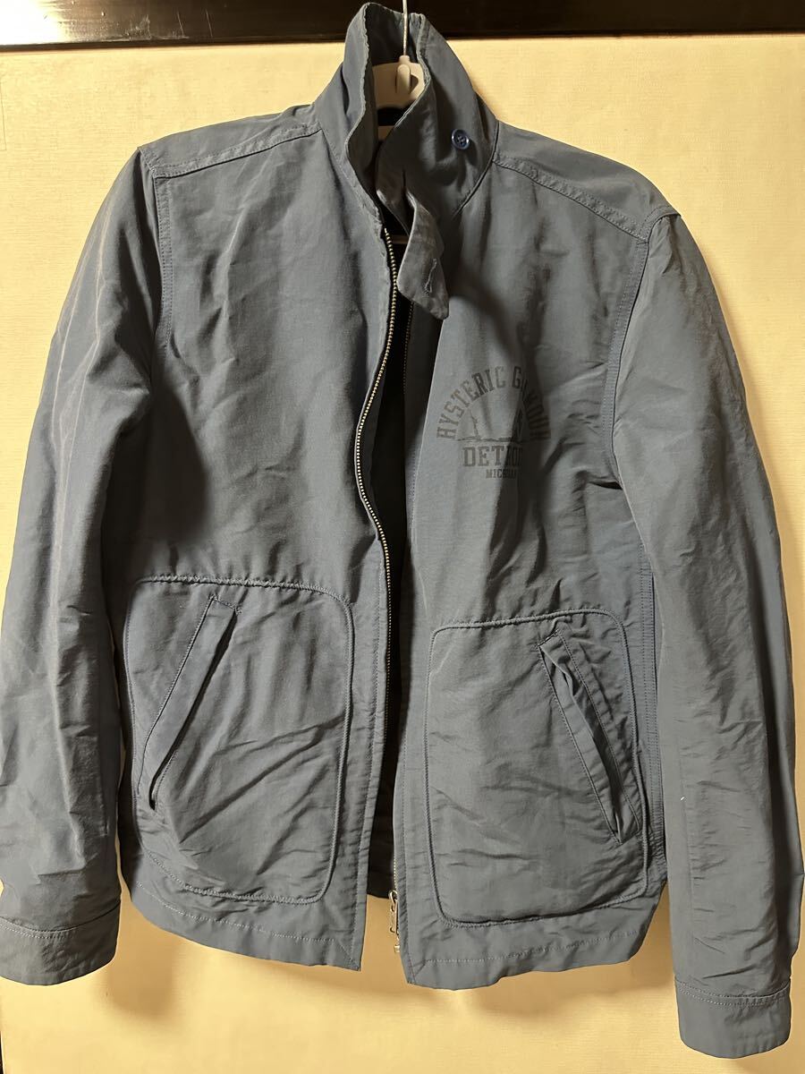 HYSTERIC GLAMOUR Hysteric Glamour темно-синий блузон жакет S размер HYSTERIC GLAMOUR Hysteric Glamour темно-синий блузон жакет S размер