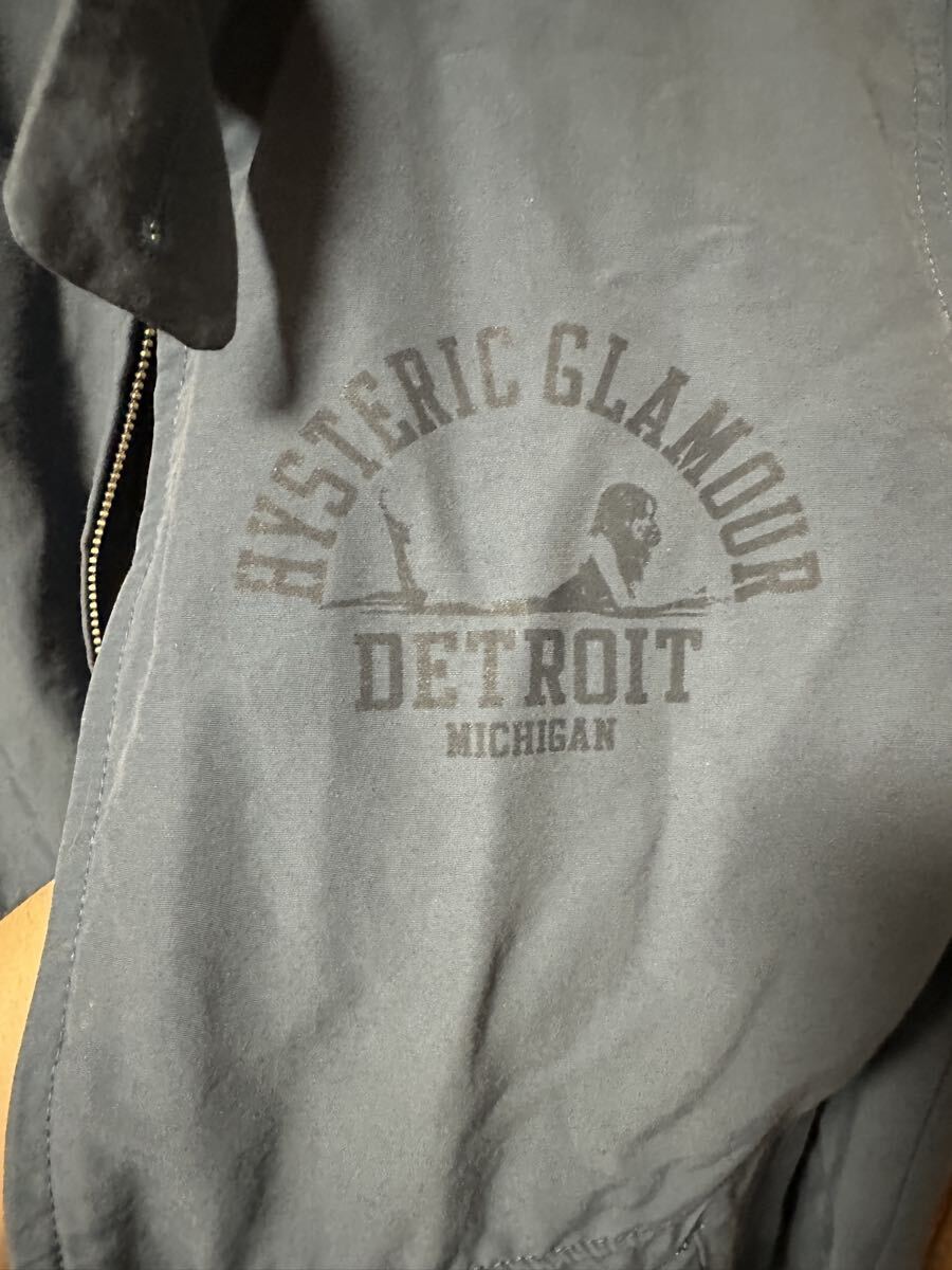 HYSTERIC GLAMOUR Hysteric Glamour темно-синий блузон жакет S размер 