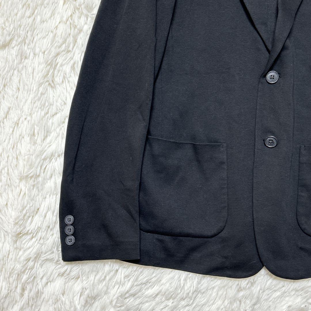 ユニクロ セットアップ ジャージージャケット ジャージーパンツ フォーマル 黒 09FABB_画像4