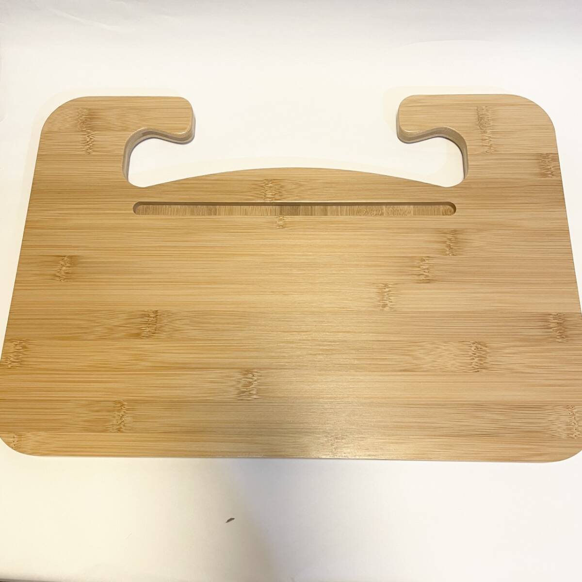 [Hope Retailer] 竹製 車 ハンドル テーブル 運転席 ナチュラル 耐久性 耐水性 仕事 食事 タブレット鑑賞 _画像8