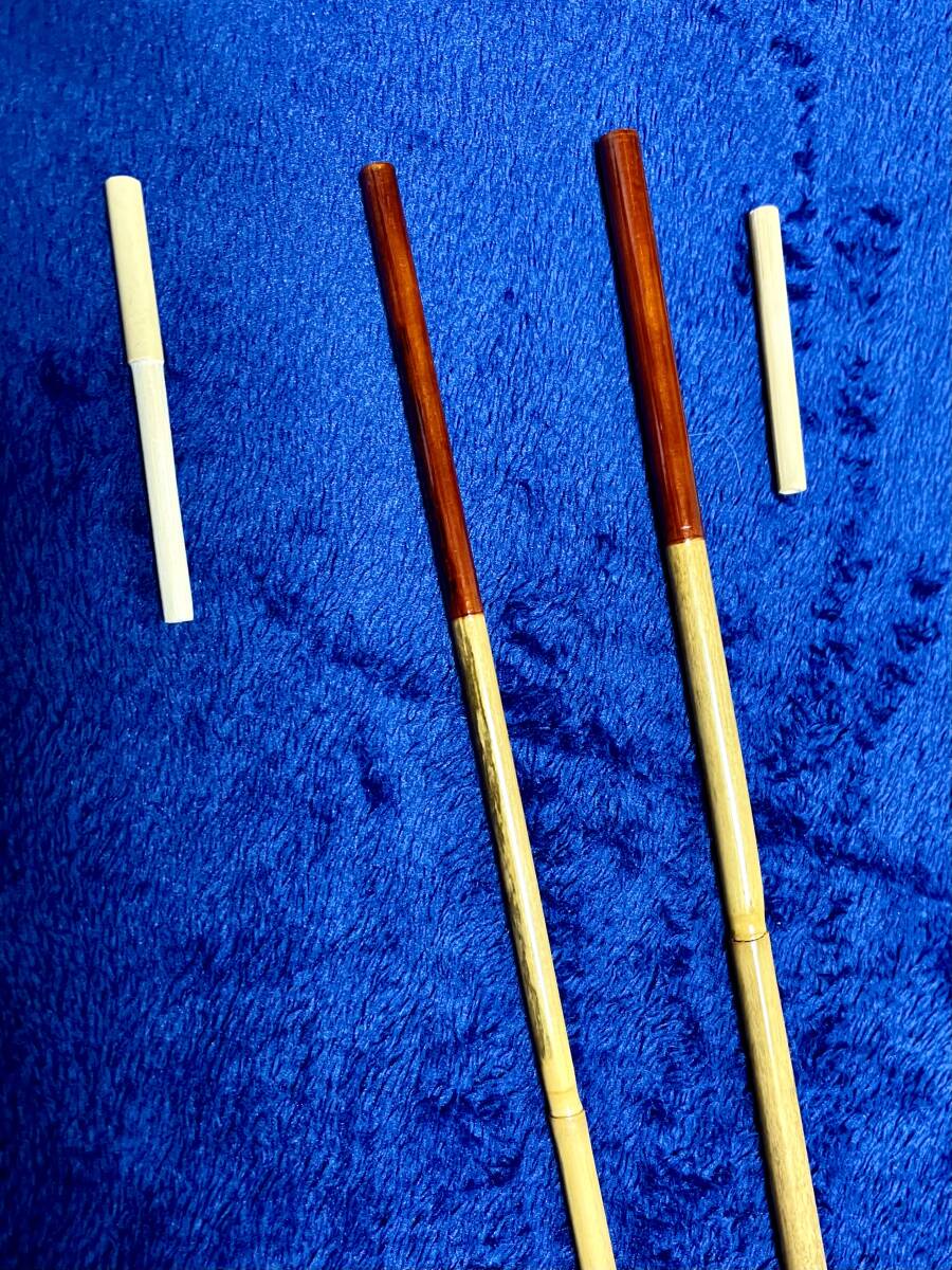 高野竹一本物印籠継ぎ八尺_画像3