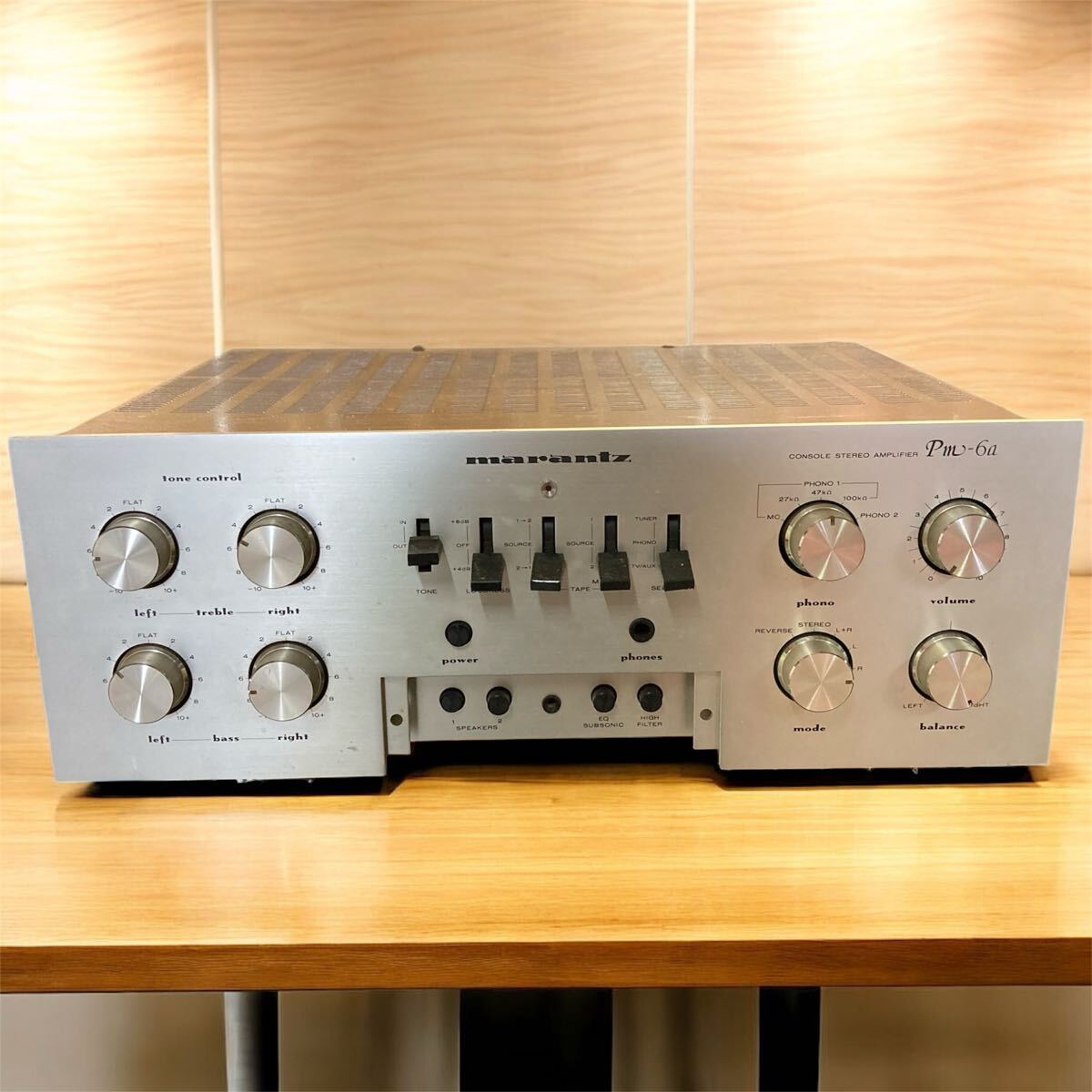【d22879d6】ｍarantz PM-6A プリメインアンプ マランツ アンプ_画像1
