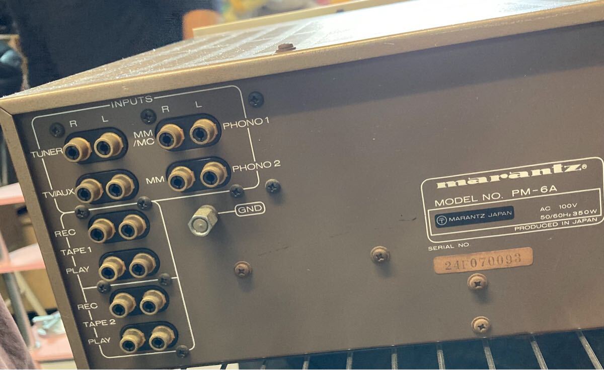 【d22879d6】ｍarantz PM-6A プリメインアンプ マランツ アンプ_画像9
